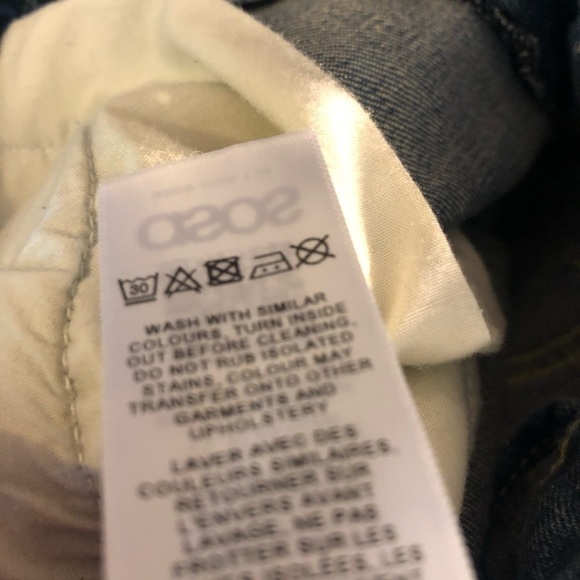 Asos Mens Patched Jeans - Picture 9 of 13